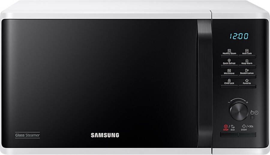 Samsung Solo magnetron 23l Elektronische bediening + knop Warmhoudfunctie Snel ontdooien Steamer