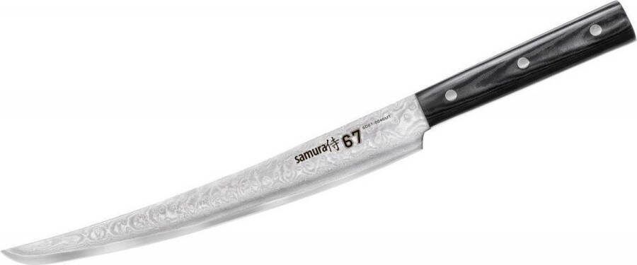 Samura Damascus 67 Vleesmes 23 cm gebogen tanto