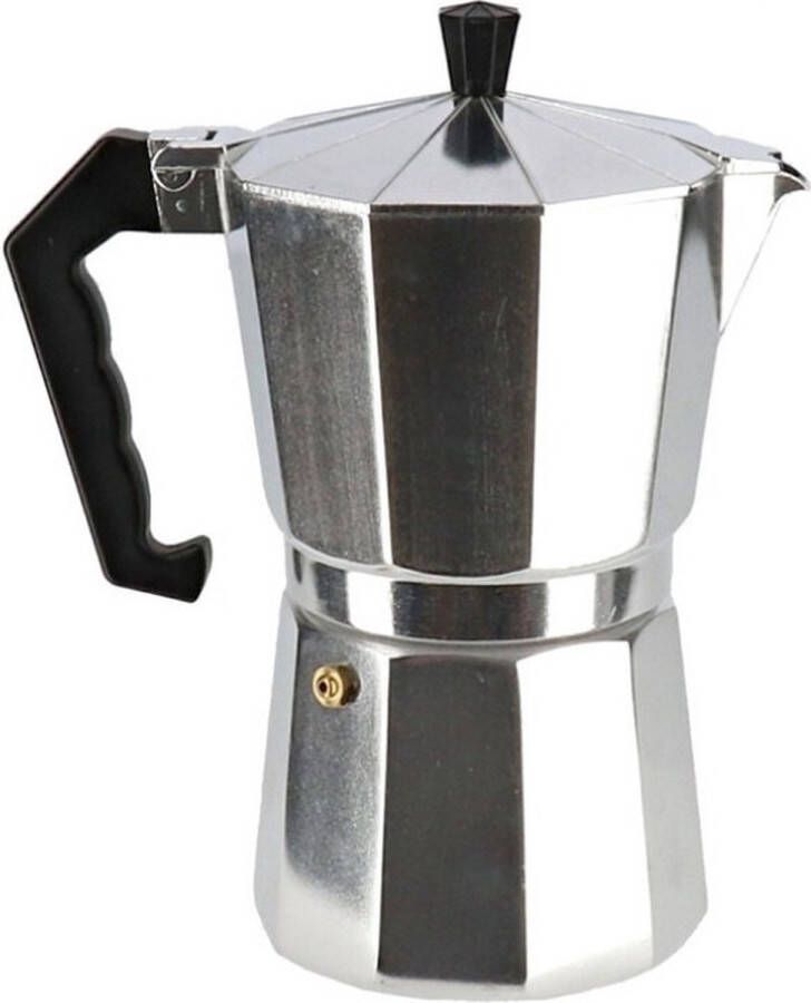 San Ignacio Percolator espresso apparaat zilver voor 12 kopjes Percolators