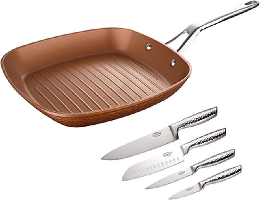 San Ignacio Grillpan Origen Koper Gehard aluminium