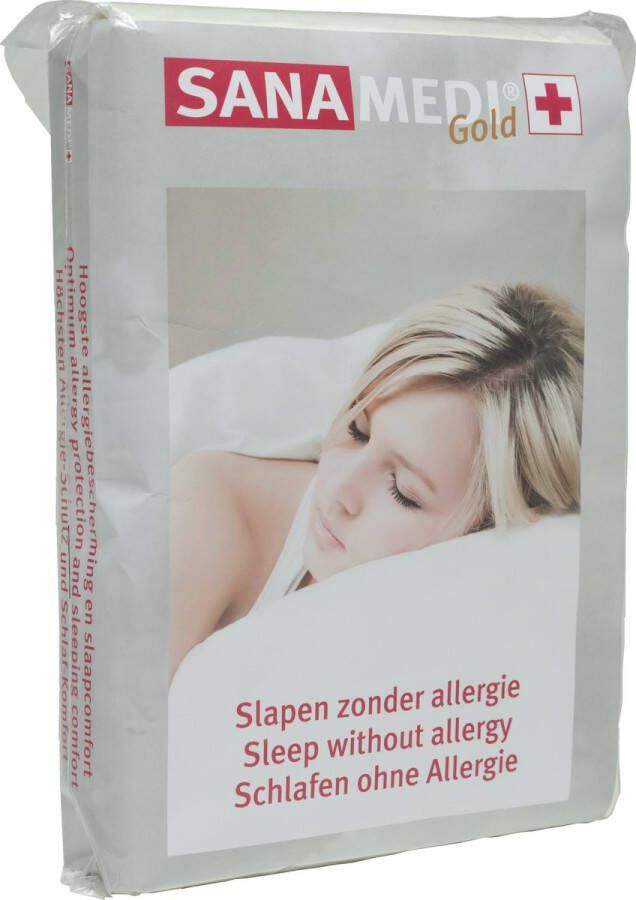 Sanamedi Gold matrashoes anti-allergie 180x210x30 cm huisstofmijt- en allergeen stof dicht
