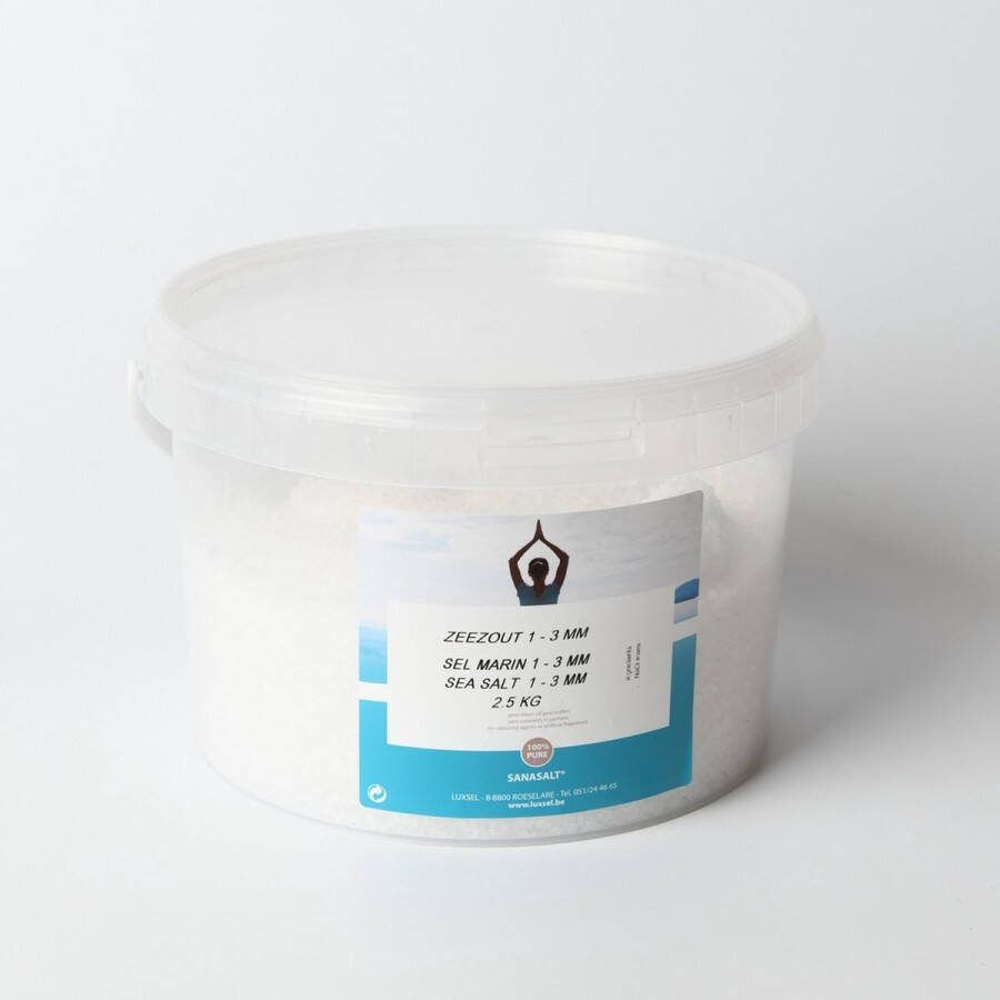 Sanasalt Badzout 1-3mm 2.5KG Wellness