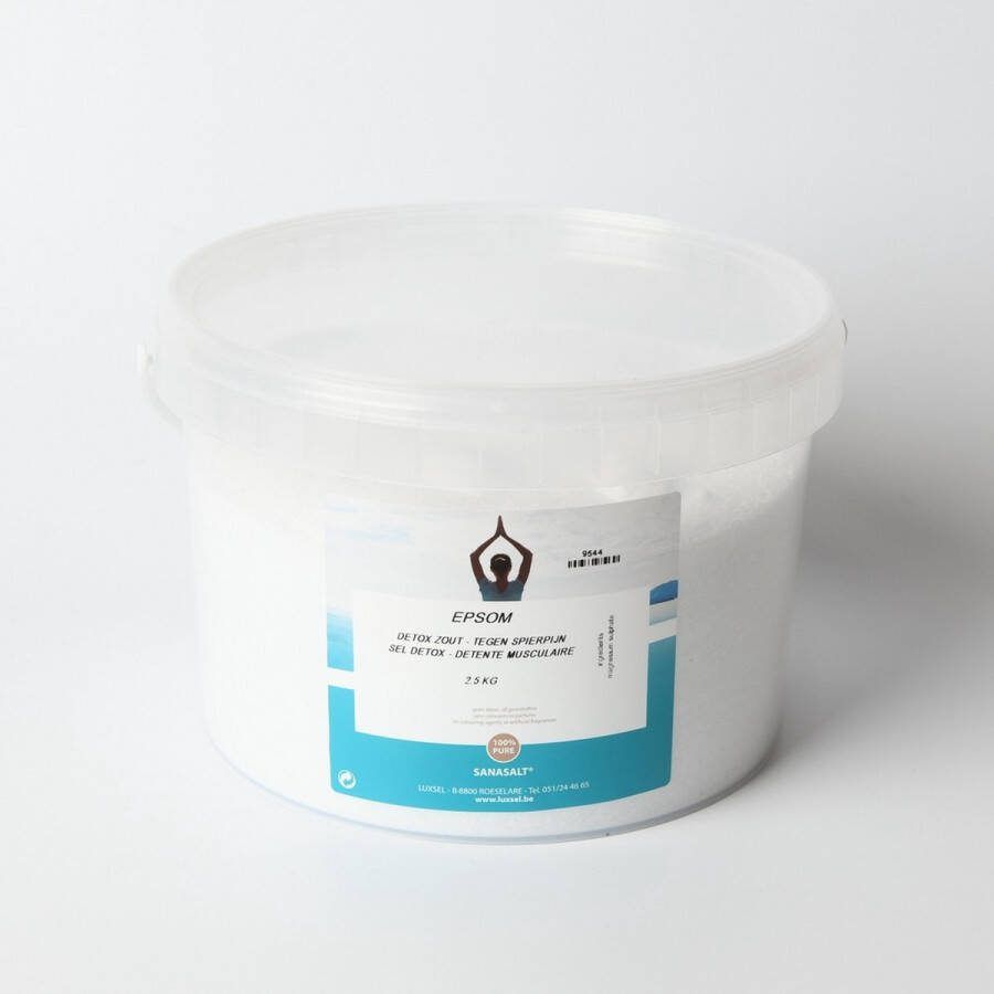 Sanasalt Epsom Zout 2.5KG Wellness Badzout