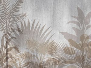 Sanders & Sanders fotobehang tropische planten beige en grijs 600524 360 x 270 cm