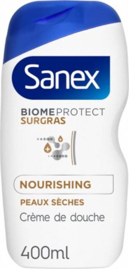 Sanex Douchegel 400ml biomeprotect surgras nourishing
