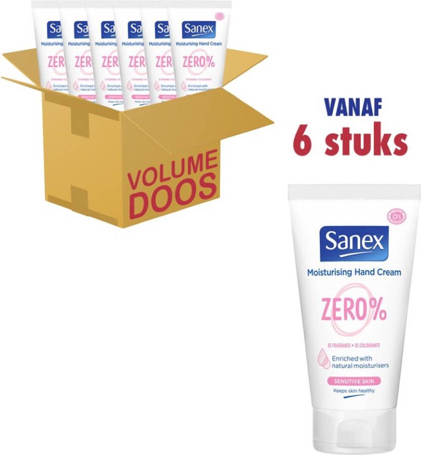 Sanex Zero Senstive Handcreme (6 x 75ml)