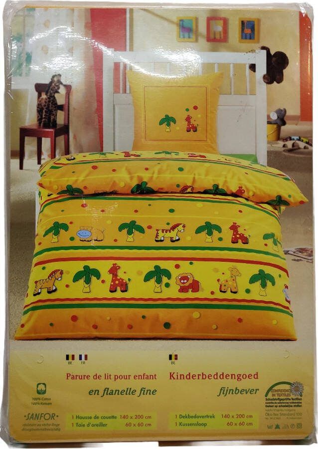 Sanfor Kinderdekbedovertrek Palmboom 140 x 200 cm