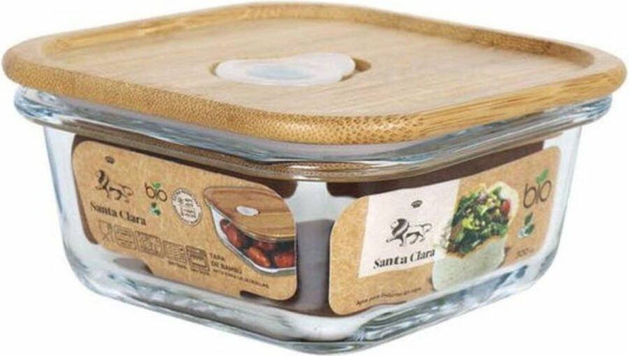 Santa Clara Hermetische Lunchtrommel 300 cc (300 cc) (11 5 x 11 5 x 5 cm) (11 5 x 11 5 x 5cm)
