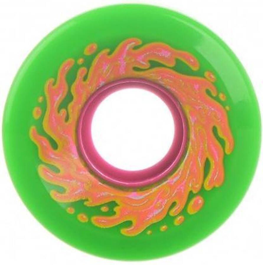 Santa Cruz 54 5mm Slime Balls OG`s 78A skateboardwielen green pink