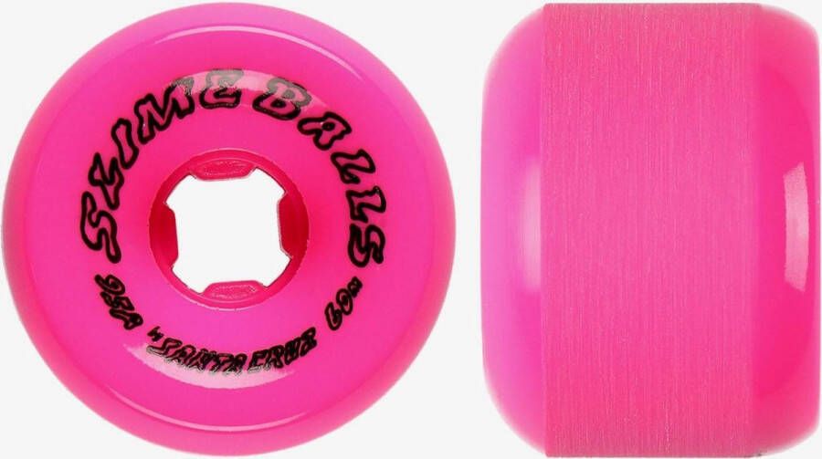 Santa Cruz 60mm Slime Balls Scudwads Vomits 95A skateboardwielen neon pink
