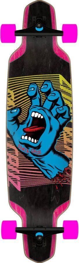 Santa Cruz Drop Down Longboard 37 5 Split Hand Black