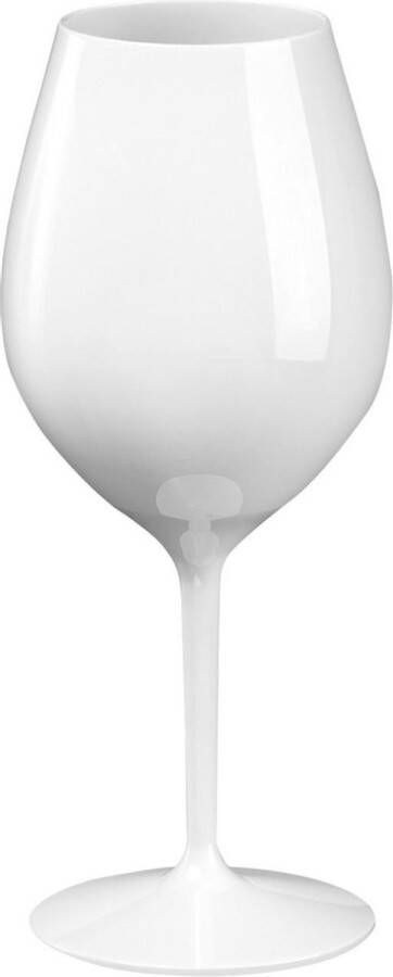 Santex 1x Witte of rode wijn wijnglazen 51 cl 510 ml van onbreekbaar wit kunststof Herbruikbaar Wijnen wijnliefhebbers drinkglazen Wijn drinken