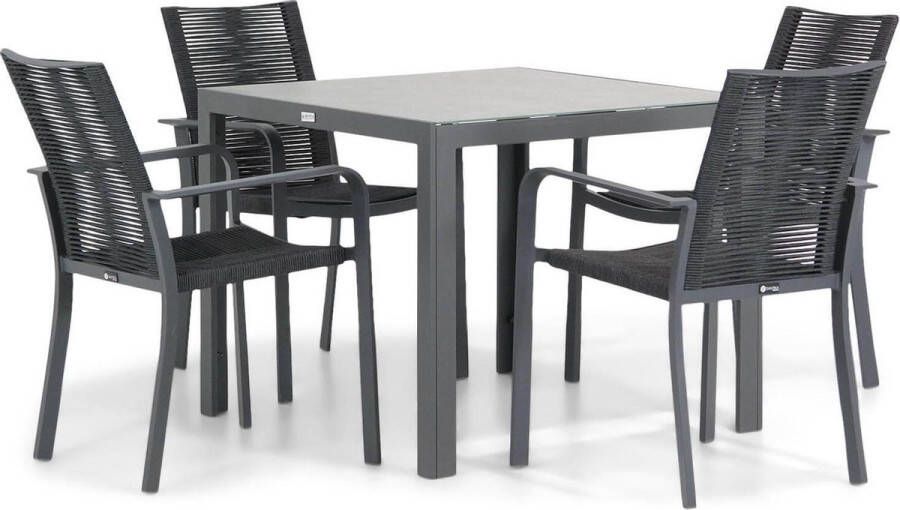 Santika Furniture Santika Annisa Varano 90 cm dining tuinset 5-delig