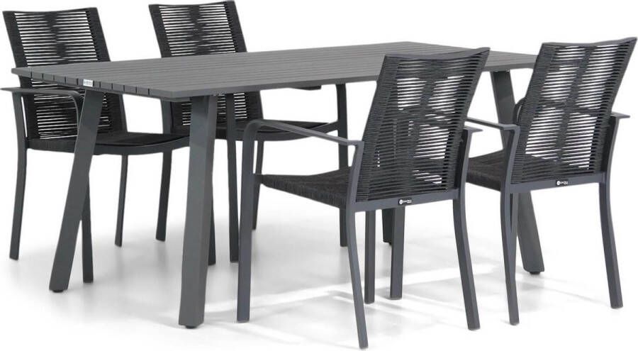 Santika Furniture Santika Annisa Villagio 170 cm dining tuinset 5-delig