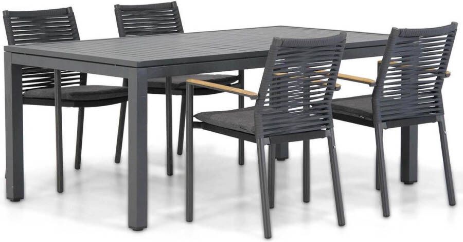 Santika Furniture Santika Giovane Concept 180 cm dining tuinset 5-delig