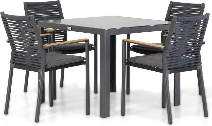 Santika Furniture Santika Giovane Mondello 90 cm dining tuinset 5-delig