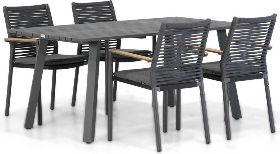 Santika Furniture Santika Giovane Villagio 170 cm dining tuinset 5-delig