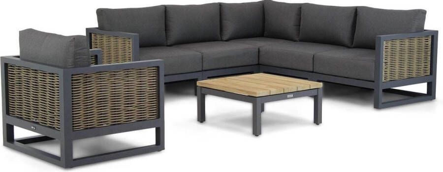 Santika Furniture Santika Salviano Riviera 75 cm hoek loungeset 7-delig