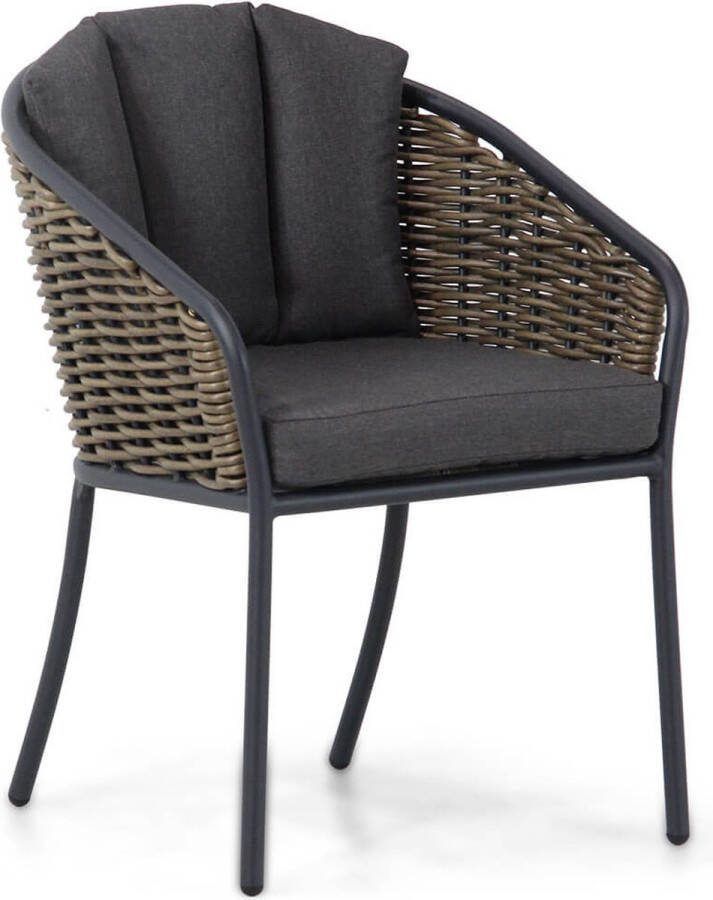 Santika Furniture Santika Tika Rockville 120 cm rond dining tuinset 5-delig
