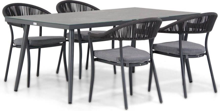 Santika Furniture Santika Vivian Sophia 180 cm dining tuinset 5-delig