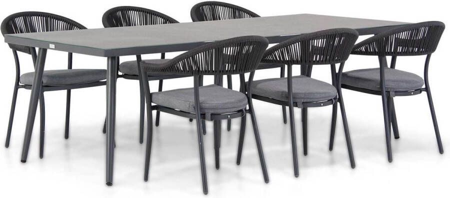 Santika Furniture Santika Vivian Sophia 240 cm dining tuinset 7-delig