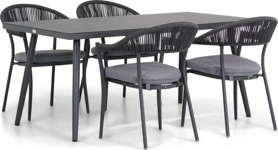 Santika Furniture Santika Vivian Valencia 170 cm dining tuinset 5-delig