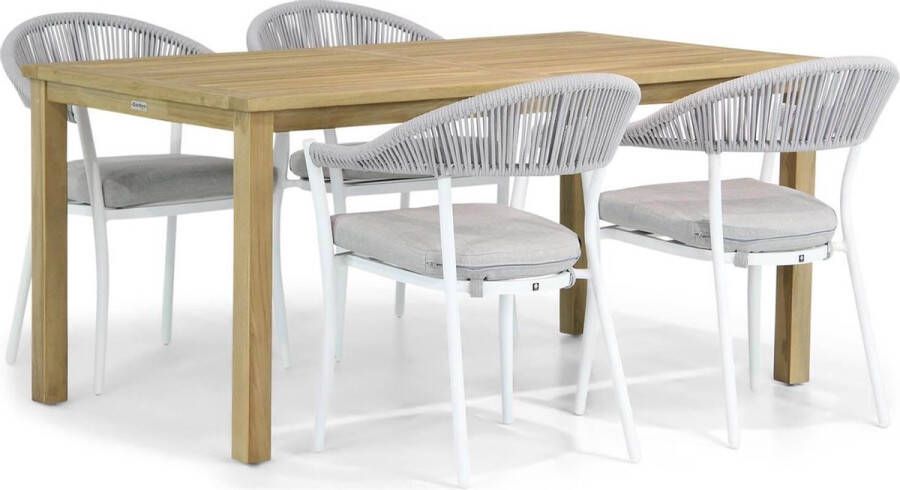 Santika Furniture Santika Vivian Weston 160 cm dining tuinset 5-delig