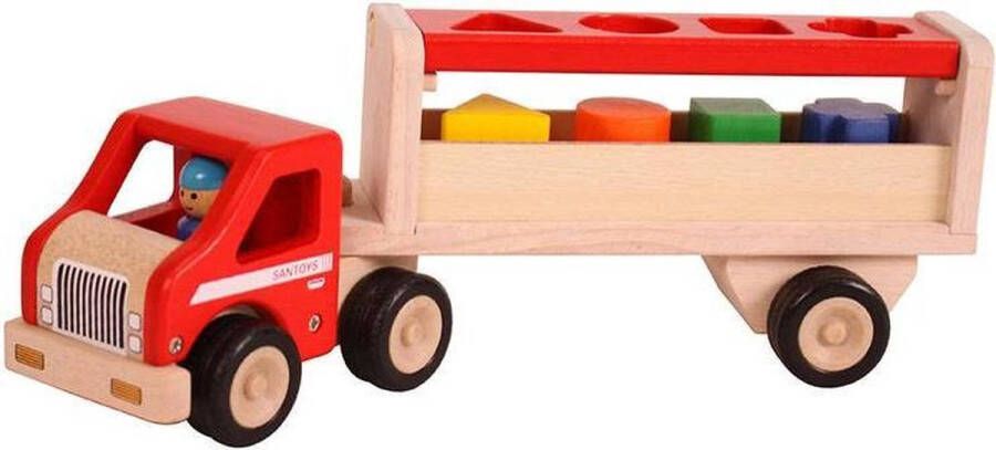 Santoys Vrachtwagen Met geometrische blokken