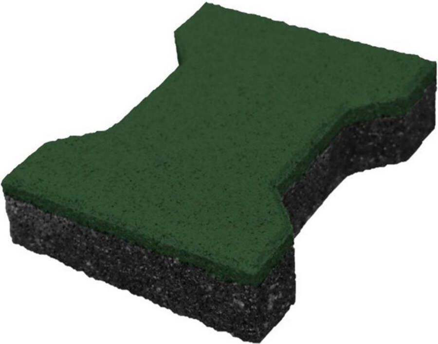 Sapekor Rubber klinker Groen 200 x 160 x 43 mm