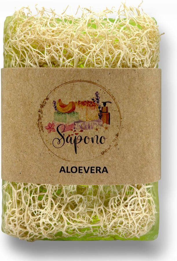 Sapono Aloë Vera Zeep Pompoenvezels Gezichtsverzorging Geschikt Voor Gevoelige Huid Handzeep