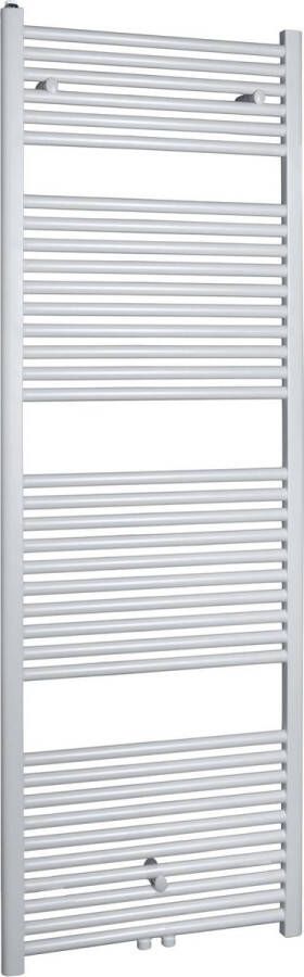 Saqu Calm Handdoekradiator 1067W 60x182 cm Mat Wit Verwarming Badkamer Handdoekrek Radiator