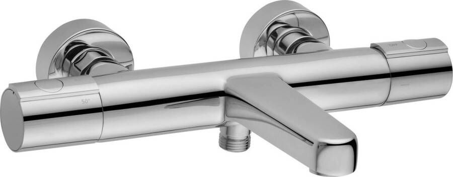 Saqu Dream Badkraan 15 cm Cooled Body Thermostatisch Chroom Thermostaatkraan