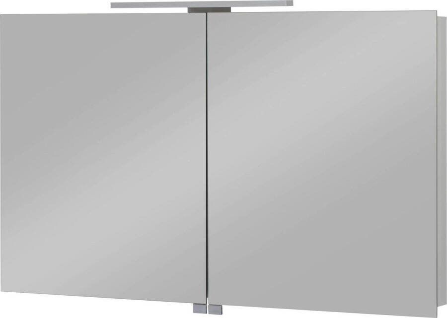 Saqu Essentials Spiegelkast met LED verlichting 120x60x14 cm Spiegel Badkamerkast