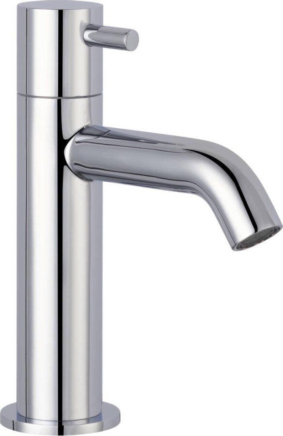 Saqu Eurotrend Fonteinkraan 15.6 cm Hoog Chroom Toiletkraan Koudwaterkraan WC kraan