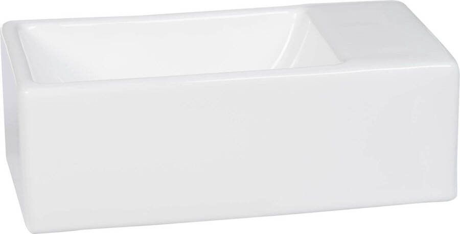 Saqu Inspire fontein zonder kraangat 30 5x18x11 cm Wit