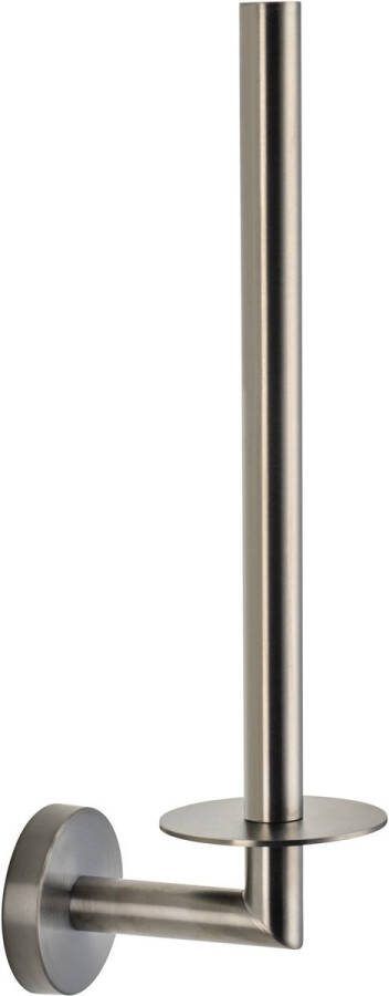Saqu Nemo Reserverolhouder 7x9 8x27 7 cm Grijs WC Rolhouder Toiletrolhouder WC Papier Houder