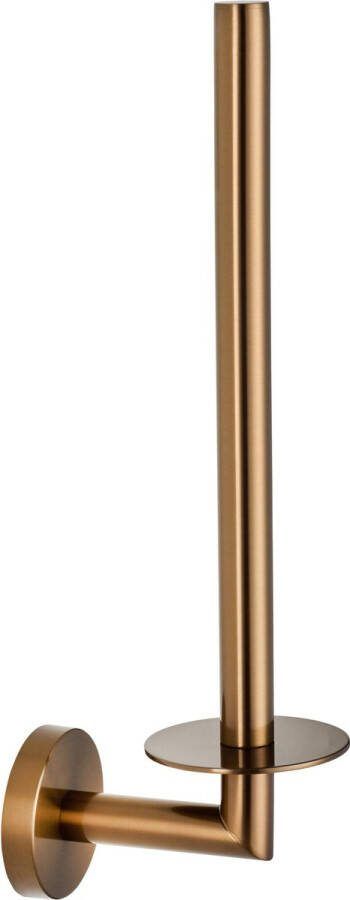 Saqu Nemo Reserverolhouder 7x9 8x27 7 cm Koper WC Rolhouder Toiletrolhouder WC Papier Houder