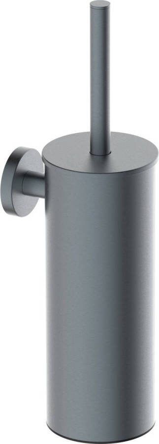 Saqu Nemo Toiletborstel WC borstel met Houder Gunmetal