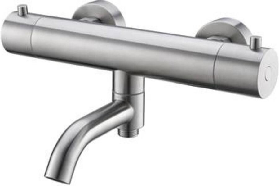 Saqu Classic Under Badkraan Mengkraan 15 cm RVS Thermostaatkraan