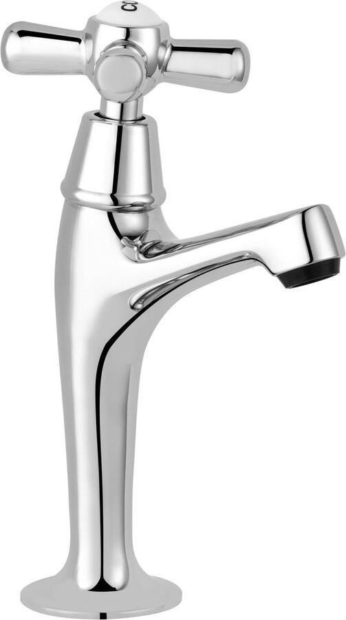 Saqu Ecoline Fonteinkraan 17.05 cm Chroom Toiletkraan Koudwaterkraan WC Kraan