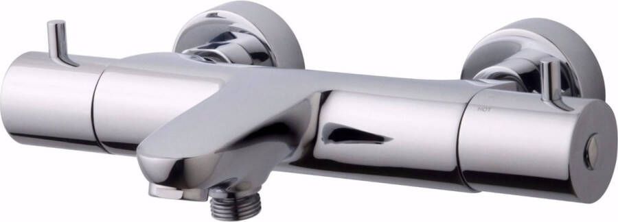 Saqu Shine Badkraan Thermostatisch 15 cm Chroom Thermostaatkraan