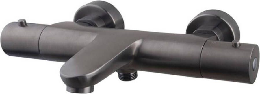 Saqu Shine Badkraan Thermostatisch 15 cm Grijs Thermostaatkraan