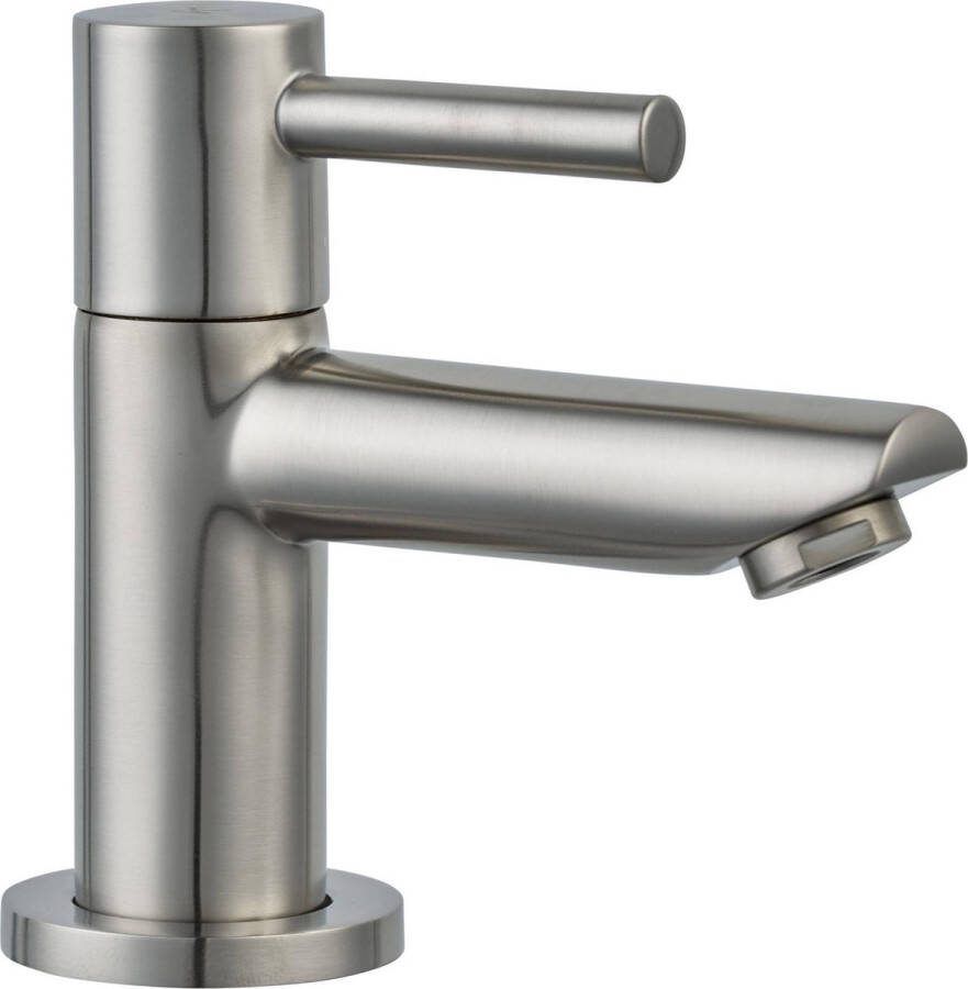 Saqu Shine Fonteinkraan 10.40 cm Solid Steel Toiletkraan Koudwaterkraan WC Kraan