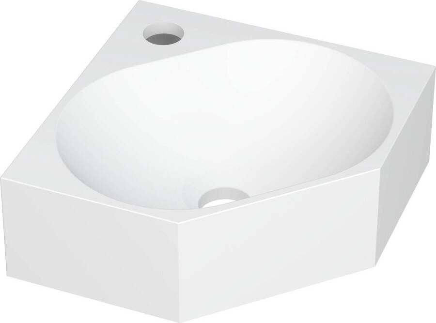 Saqu Tarvos Fontein 27x27x10 cm Mat Wit
