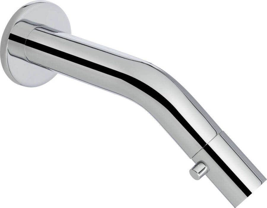 Saqu Tube Fonteinkraan Muuruitloop Chroom Toilet Koudwater Kraan