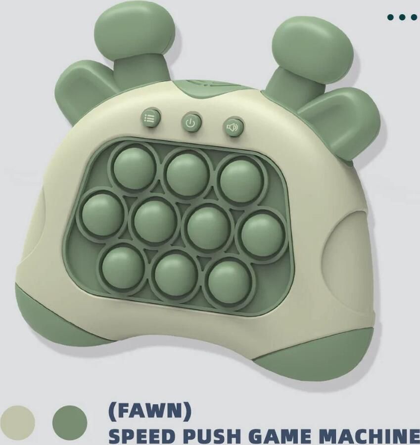 Sara Shop Fidget toy Pop it game kindercadeau Pop it spel fidget toys speelgoed Fidget game controller voor kinderenr Pop It joystick Stress relief controller Pop bubble controller Fidget popper game controller speelgoed meisjes Groen