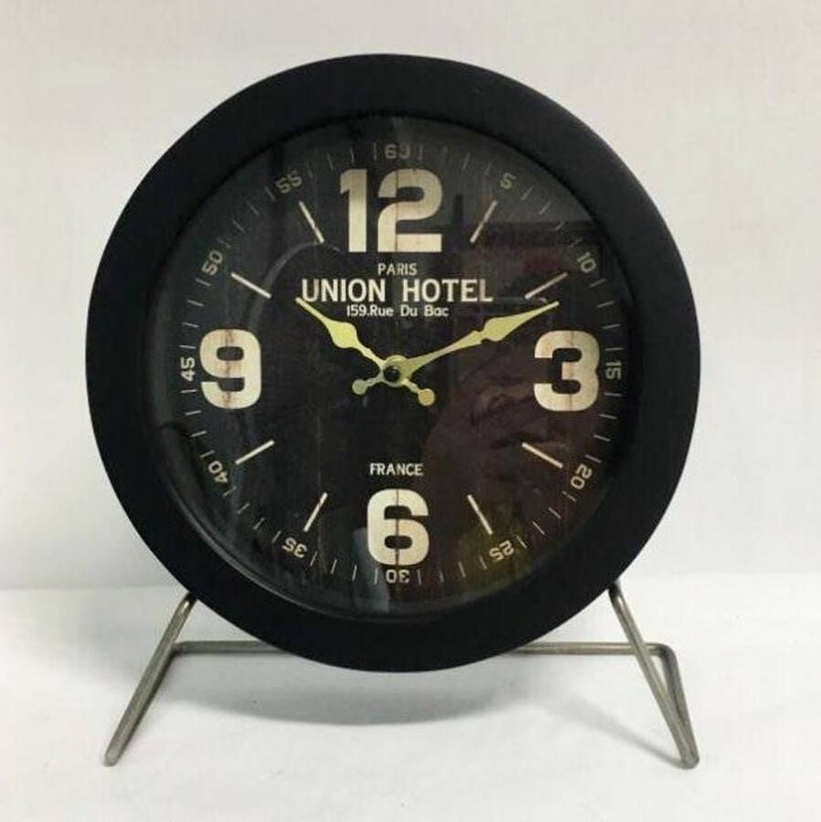Saramax Tafelklok Black Union Vintage Design