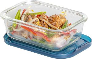 Sareva Glazen Vershoudbakje Cook & Fresh Hittebestendig Glas 17 X 11 X 5 Cm 300 Ml