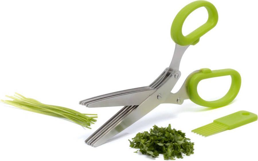 Cookinglife Sareva Kruidenschaar 5 messen Met kam