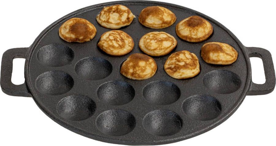 Sareva Poffertjespan Gietijzer ø 24 cm 19 poffertjes